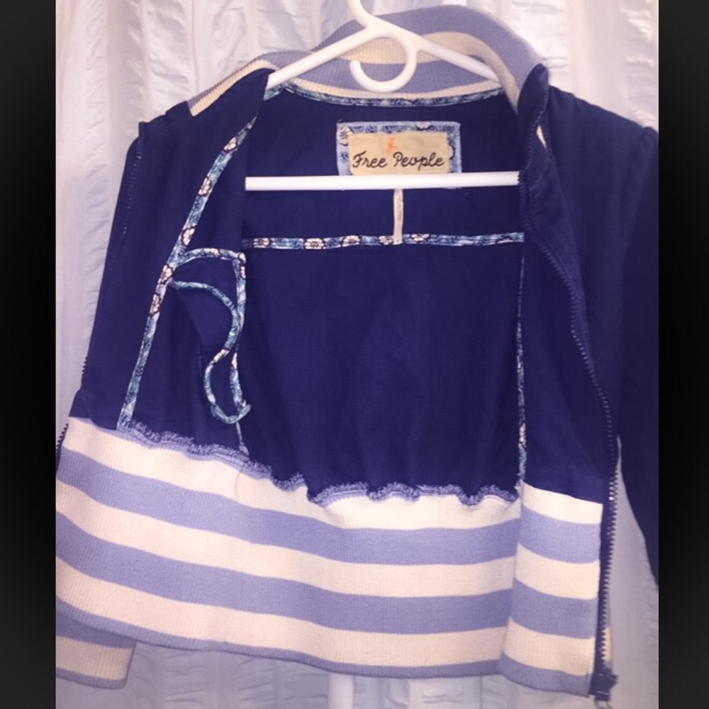 Free People cropped zip-up jacket - Picture 2 of 5